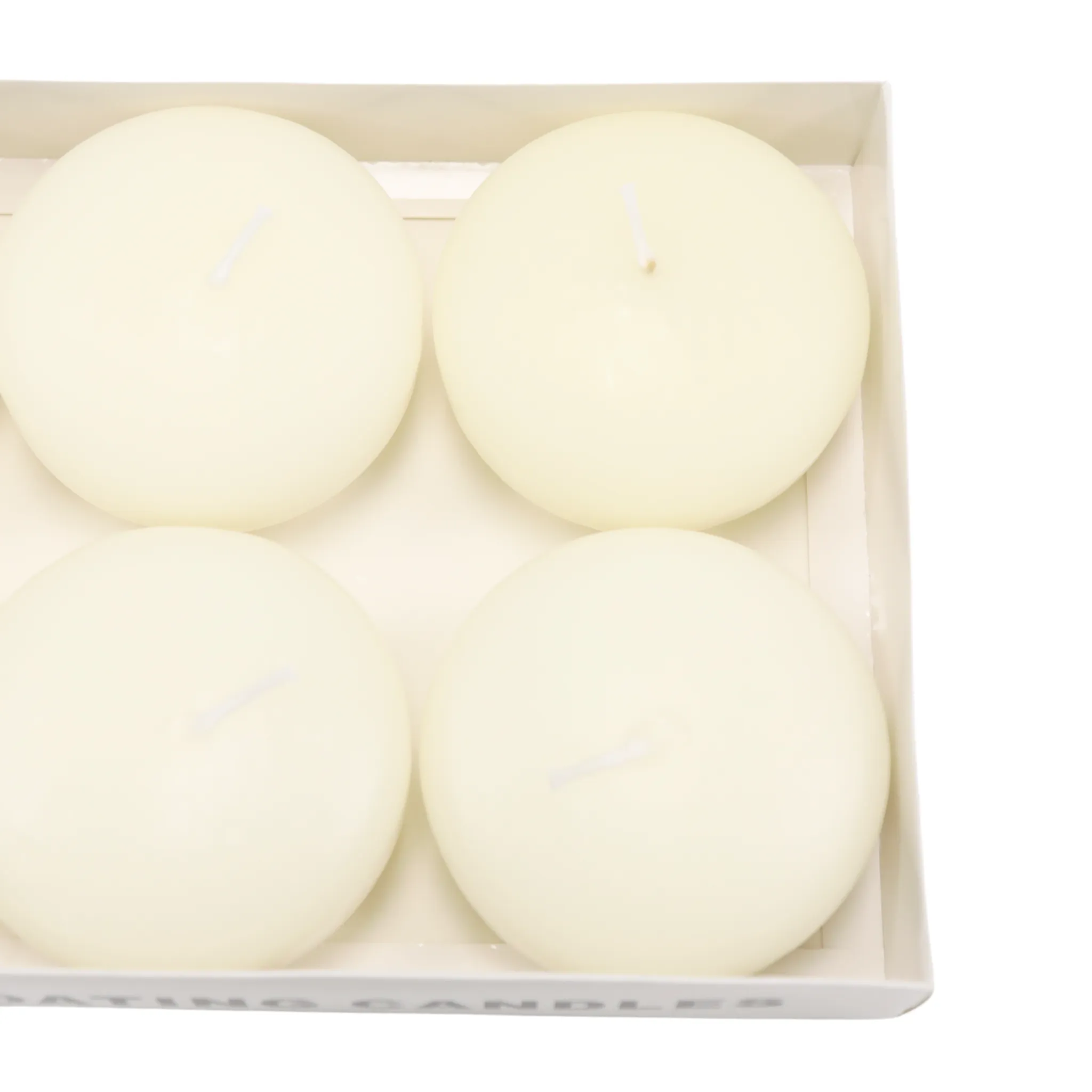 3" Floating Candles (6 pcs) - Ivory