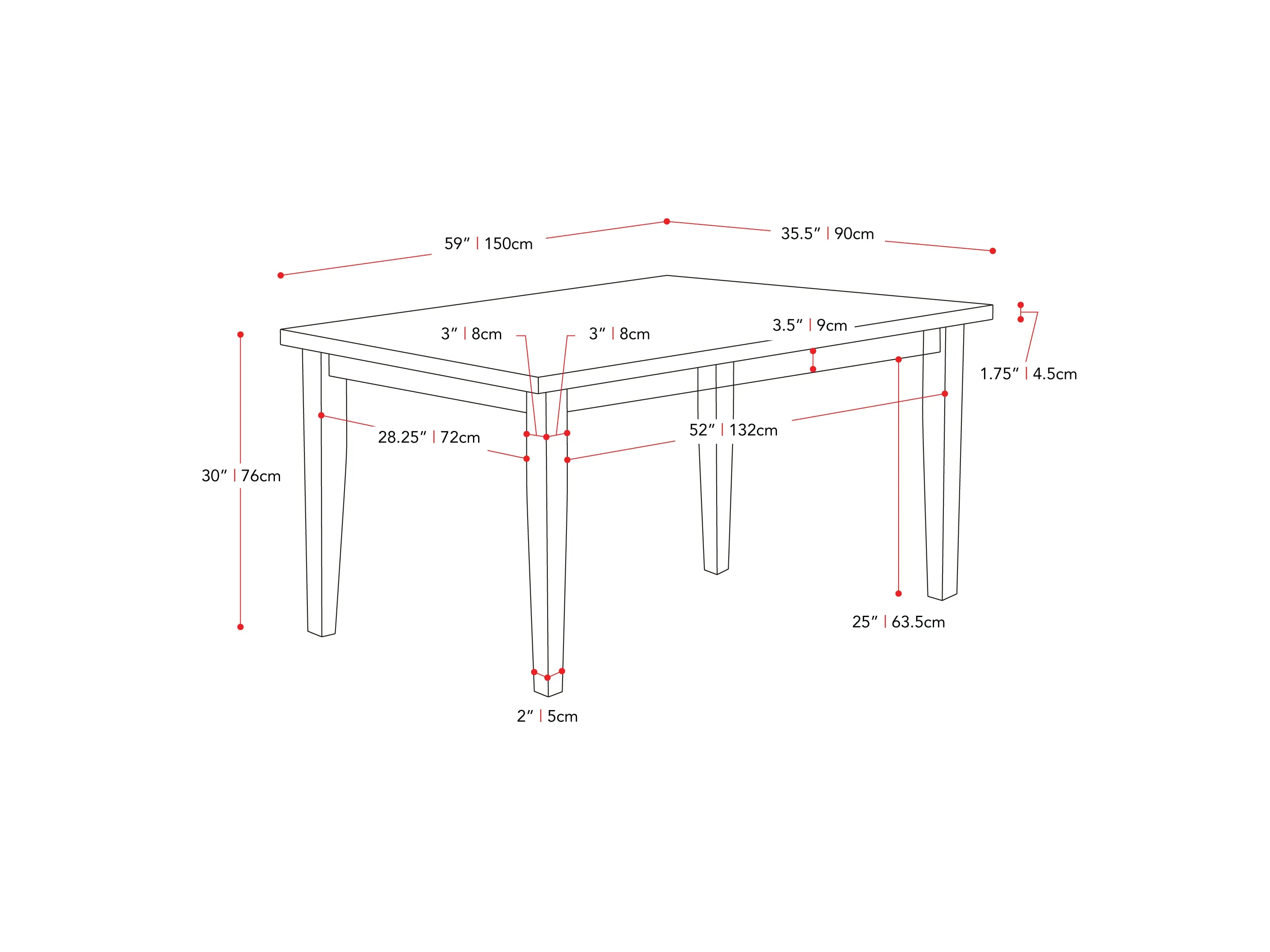 7 Piece Wooden Dining Set