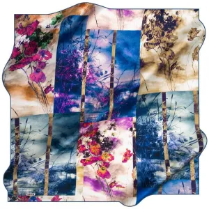 Aker Phylicia Floral Silk Hair Wrap No. 21