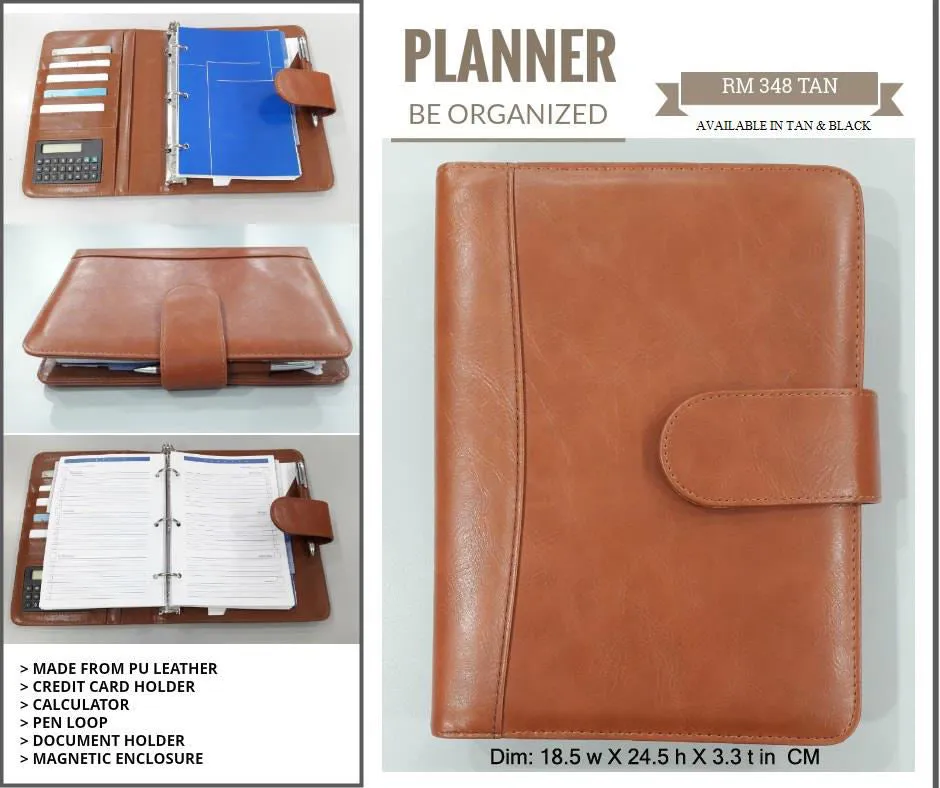 AMS-RM 348 - PU Leather Organizer