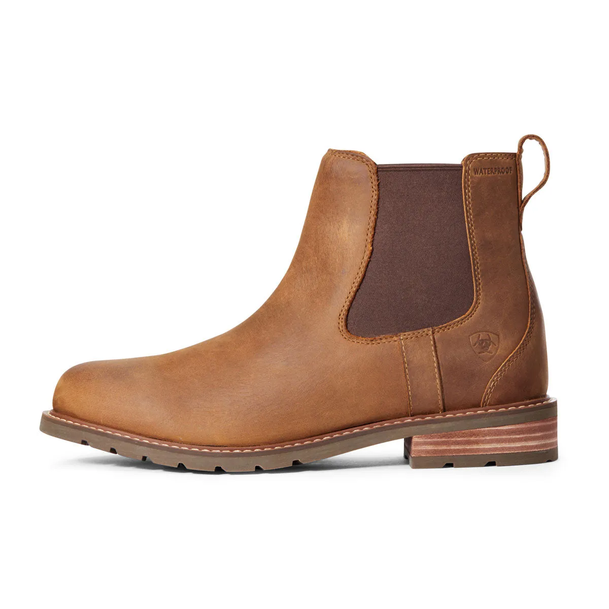 Ariat Men's Wexford Waterproof Chelsea Boots - Weathered Brown