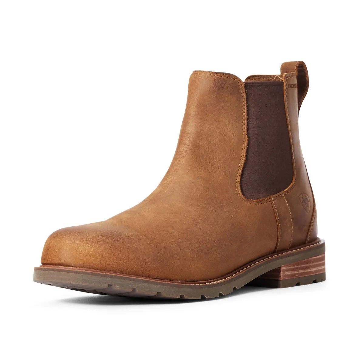 Ariat Men's Wexford Waterproof Chelsea Boots - Weathered Brown