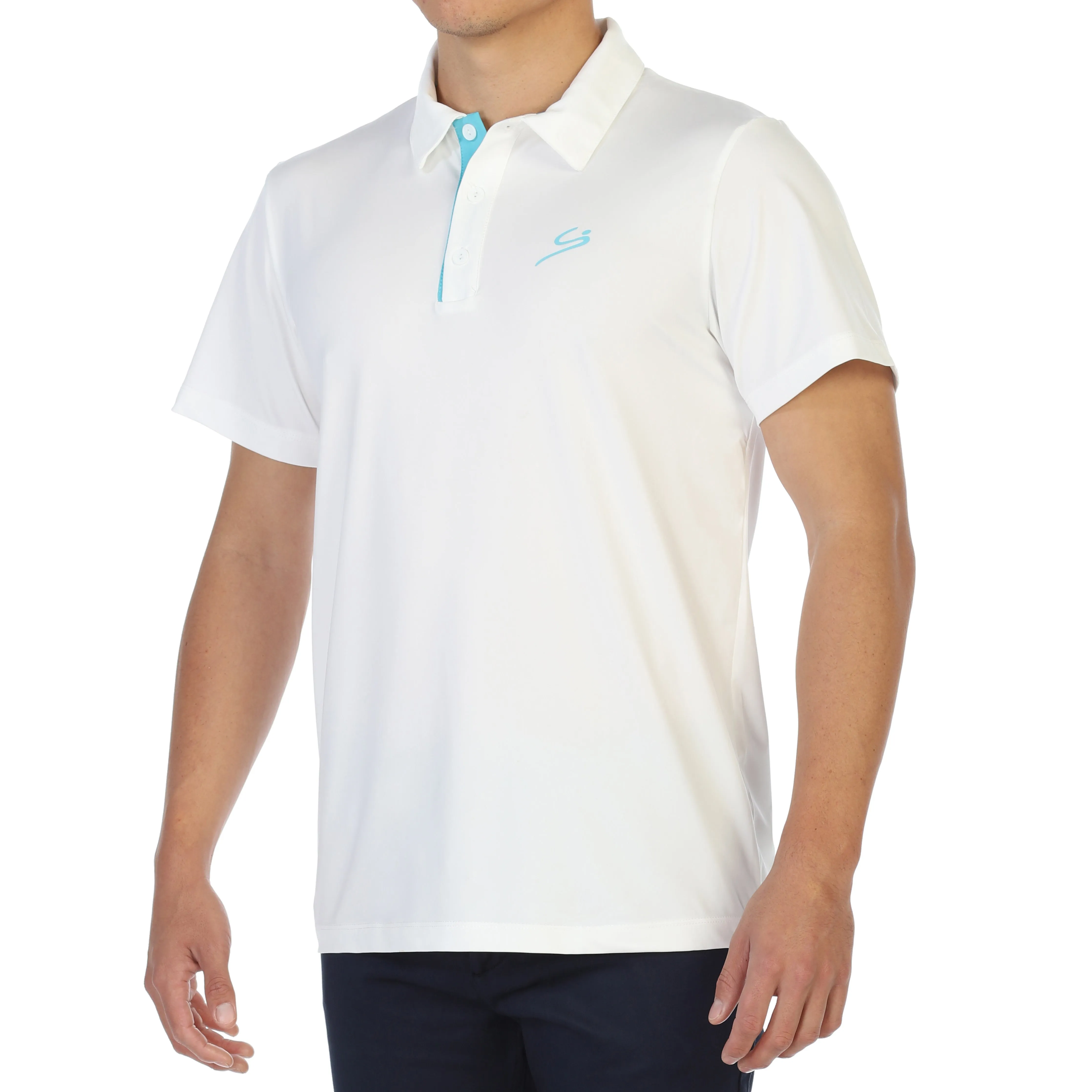 Athletic Polo Shirt White