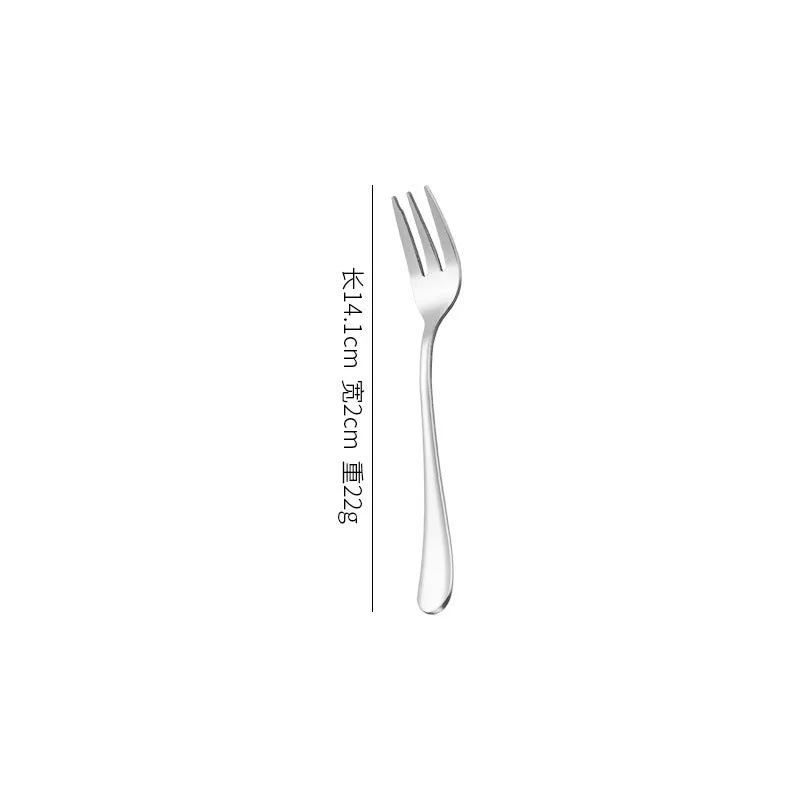 Baike Steak Knife Thick 081 Series Stainless Steel Western Food Knife, Fork and Spoon Suit Dessert Fork Spoon