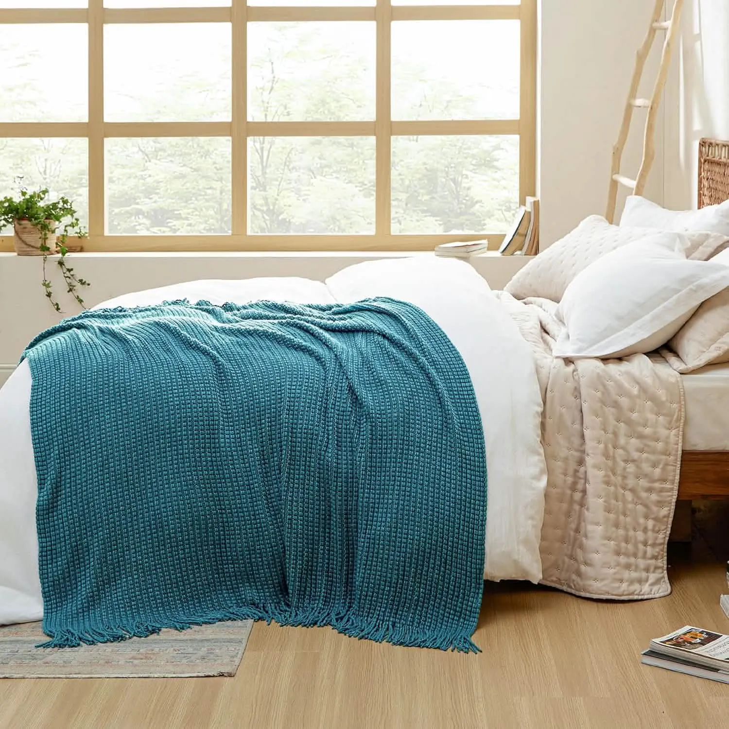 Bedsure Decorative Woven Throw Blanket