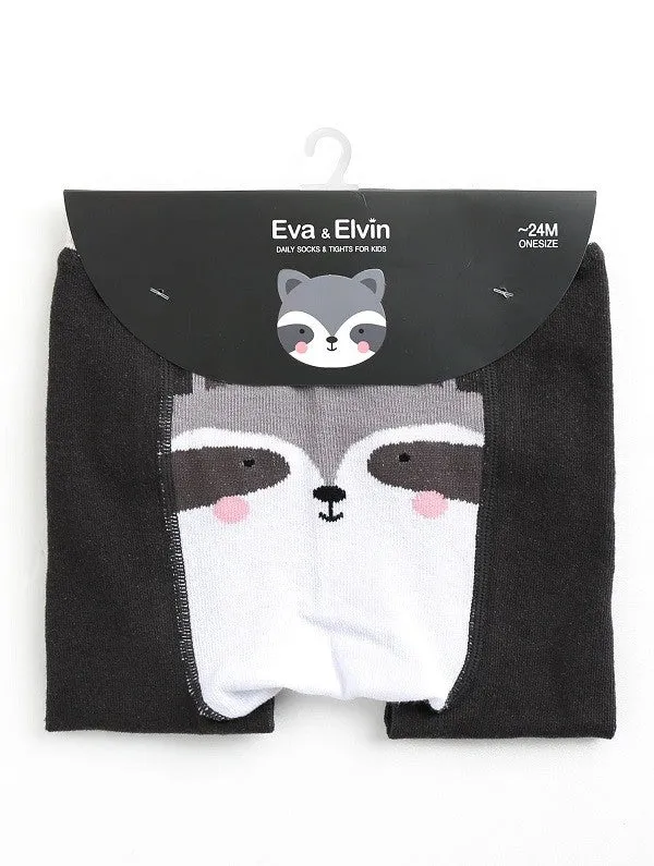 Black Raccoon Baby Leggings