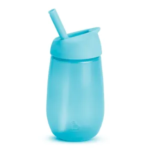 Blue Simple Clean Straw Cup- 296ml