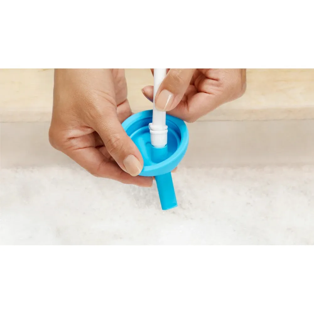 Blue Simple Clean Straw Cup- 296ml