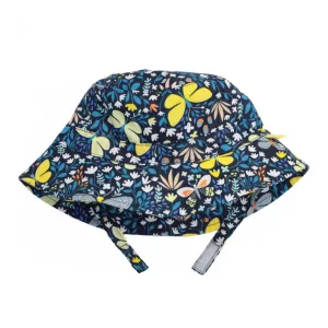 Calikids Cotton Lightweight Bucket Hat - Butterfly (Newborn, 0-3 Months)