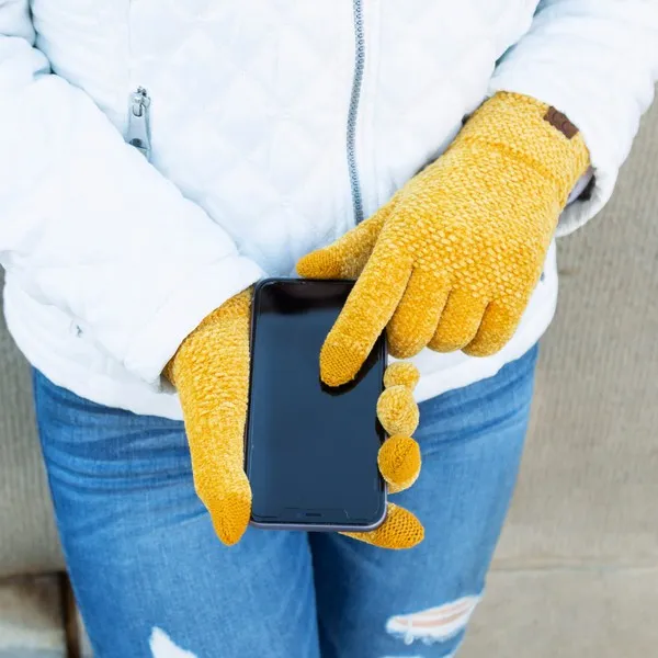 Camielle Chenille Touch Gloves