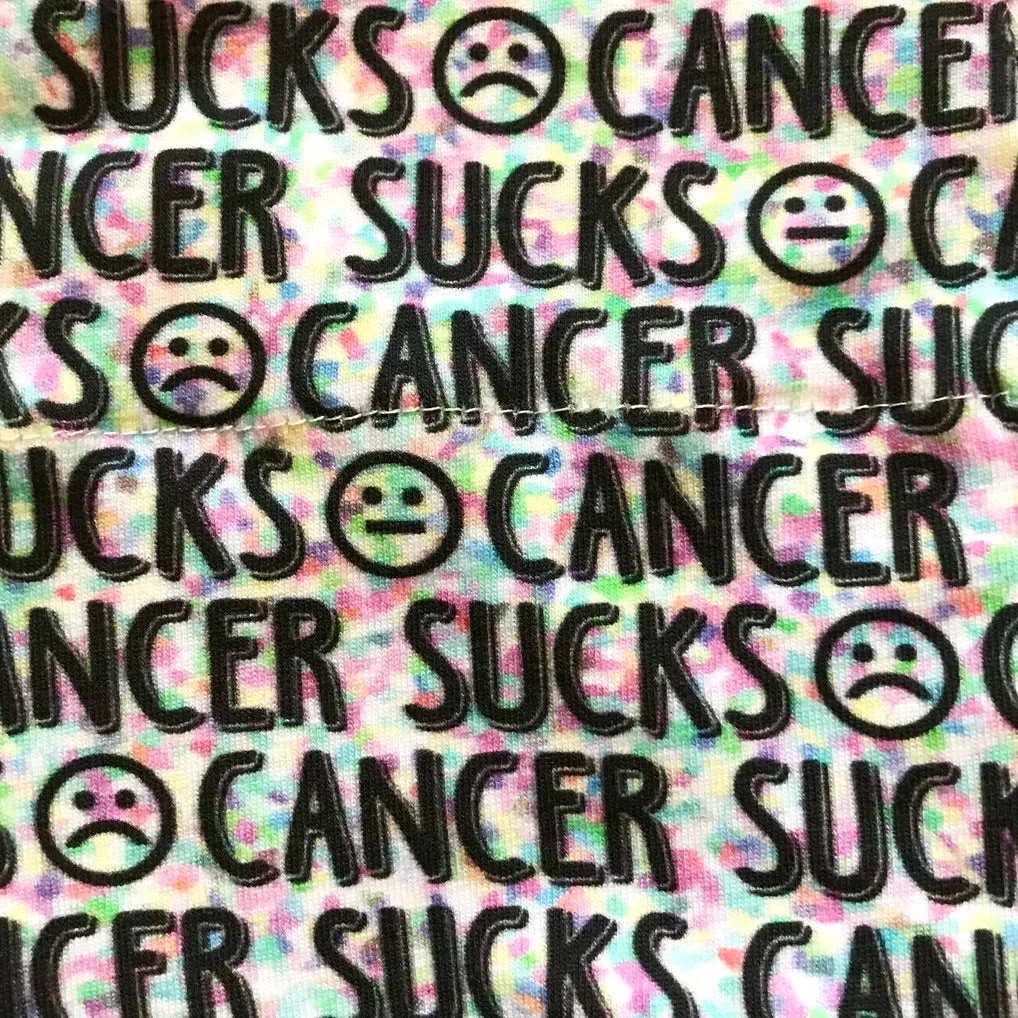 Cancer Sucks! Mens Fun Designer Chemo Beanie Hat