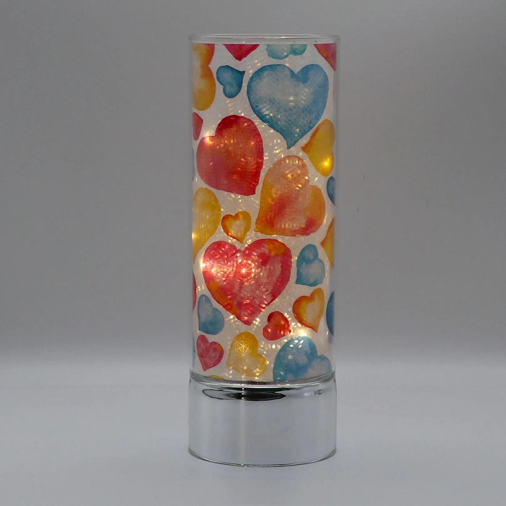 Colorful Hearts Insert for use with Sparkle Glass™ Accent Light