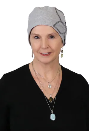 Combed Cotton Butterfly Beanie Chemo Headwear Turban for Women 50  UPF Sun Protection