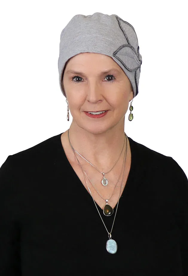 Combed Cotton Butterfly Beanie Chemo Headwear Turban for Women 50  UPF Sun Protection