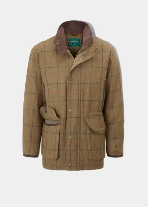 Combrook Men's Tweed Shooting Field Coat In Thyme - Shooting Fit