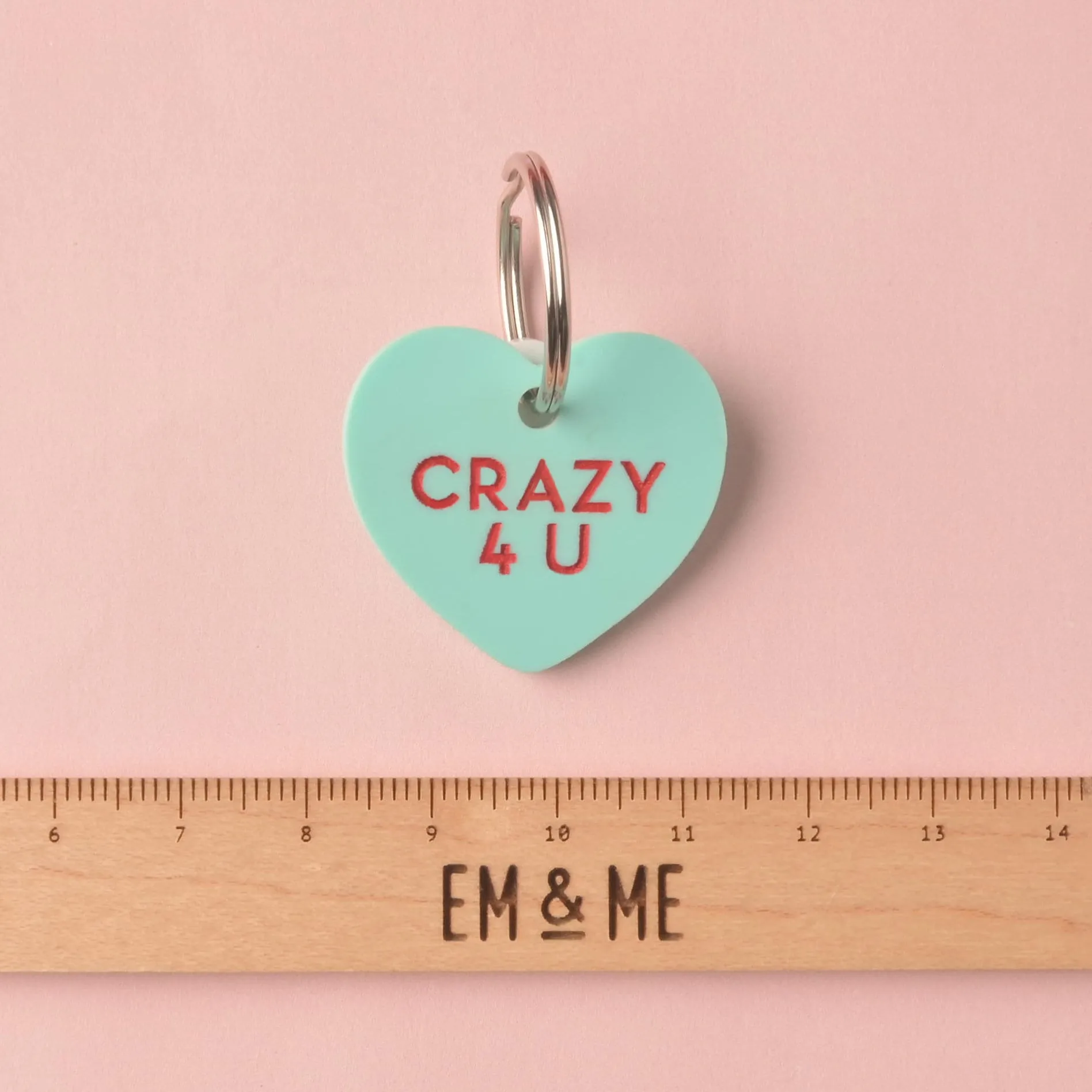 Conversation Heart Personalized Pet Tag