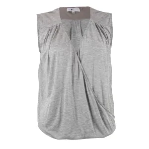 Crystal Crossover Top in Grey