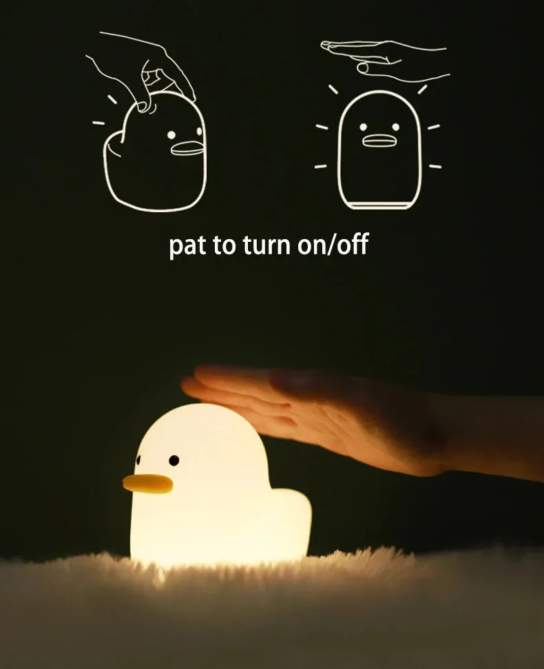 Cute Animal Duck LED Night Lamp