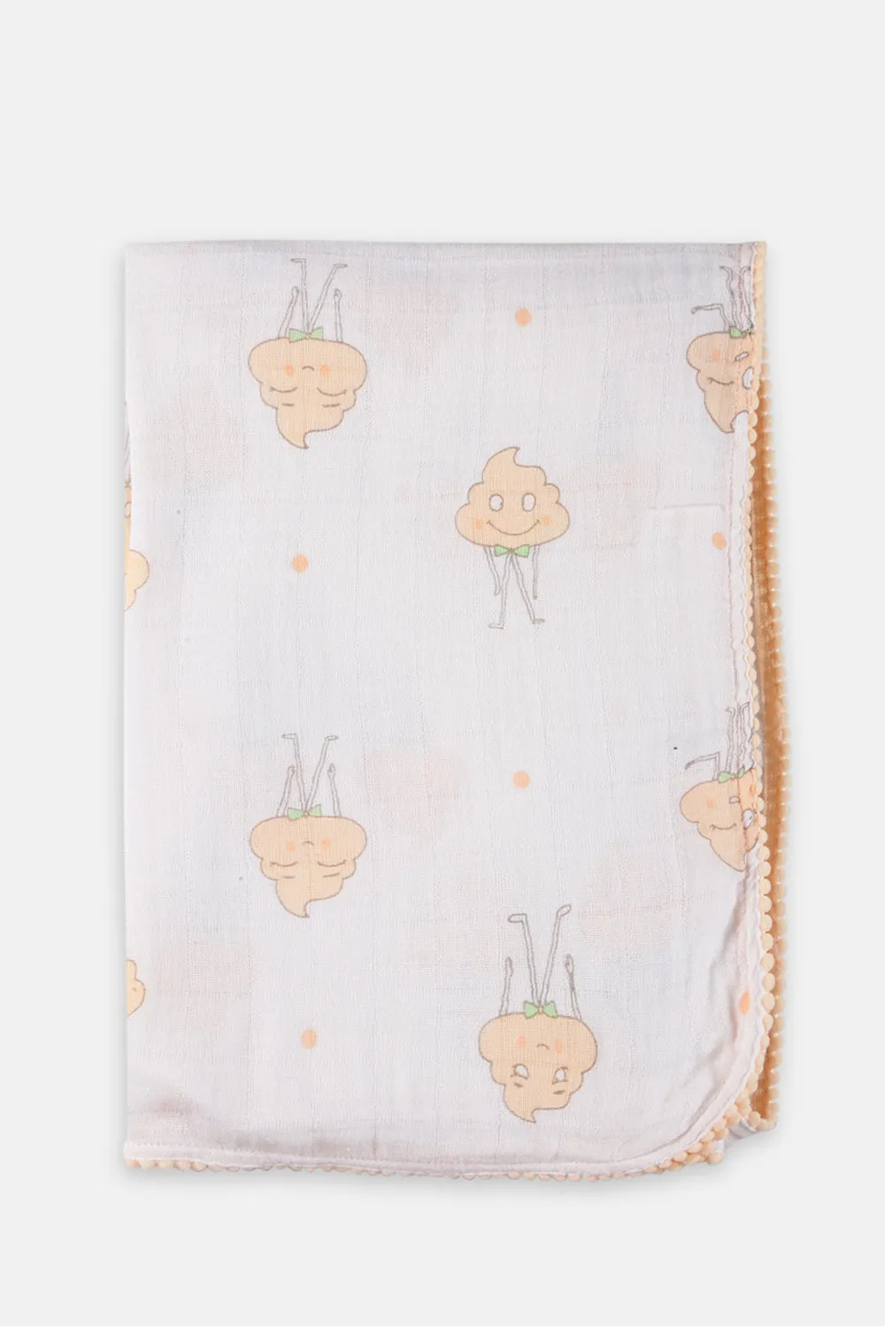 Cute Cloud Swaddle Blanket - Soft and Cozy for Newborns