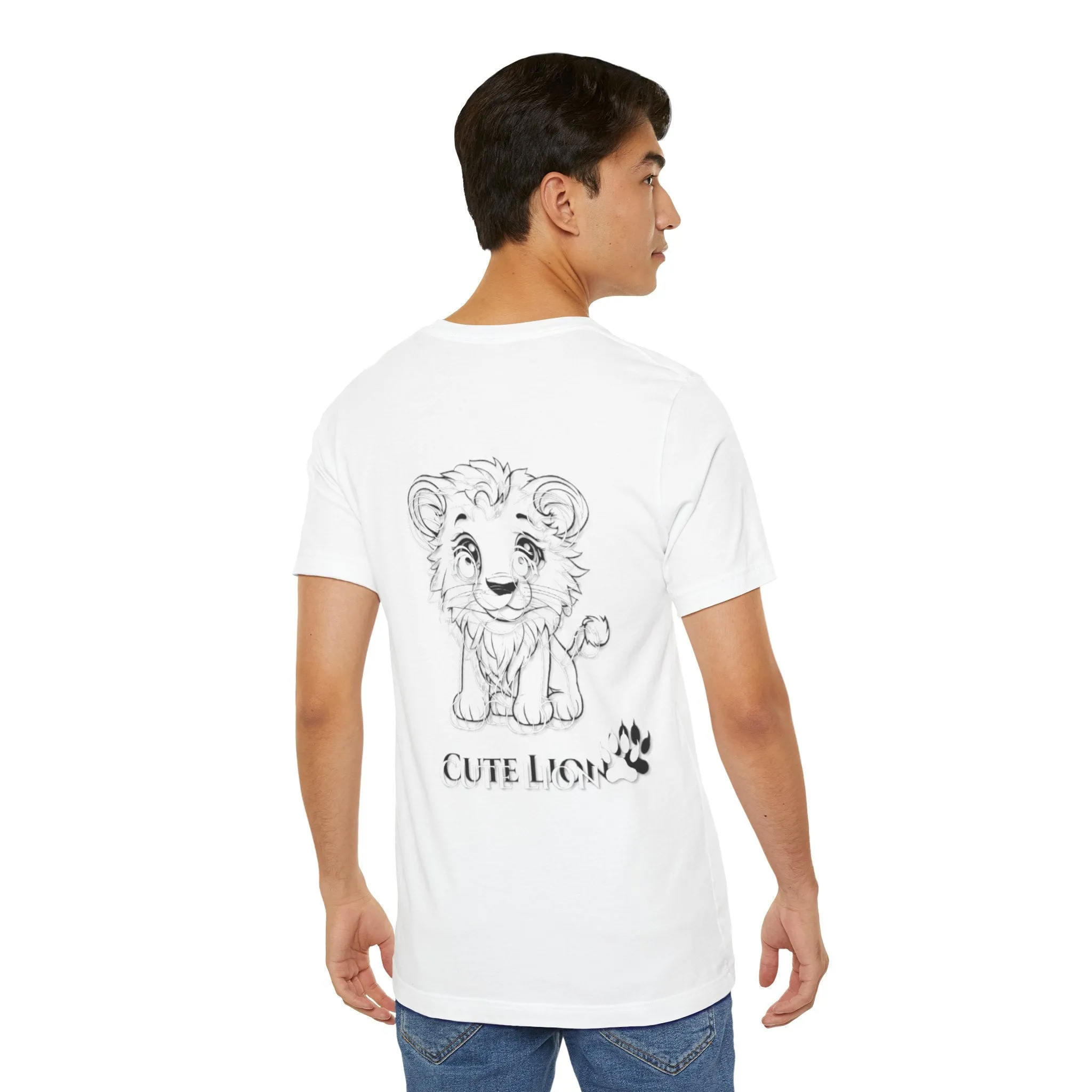 Cute Lion Unisex T-Shirt | Fun Animal Graphic Tee for Kids & Adults