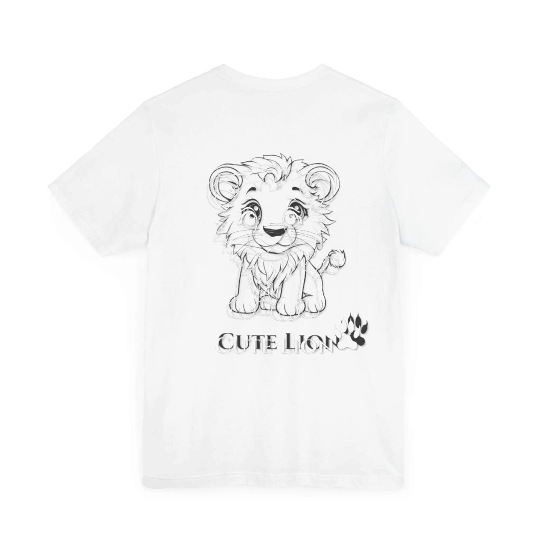 Cute Lion Unisex T-Shirt | Fun Animal Graphic Tee for Kids & Adults