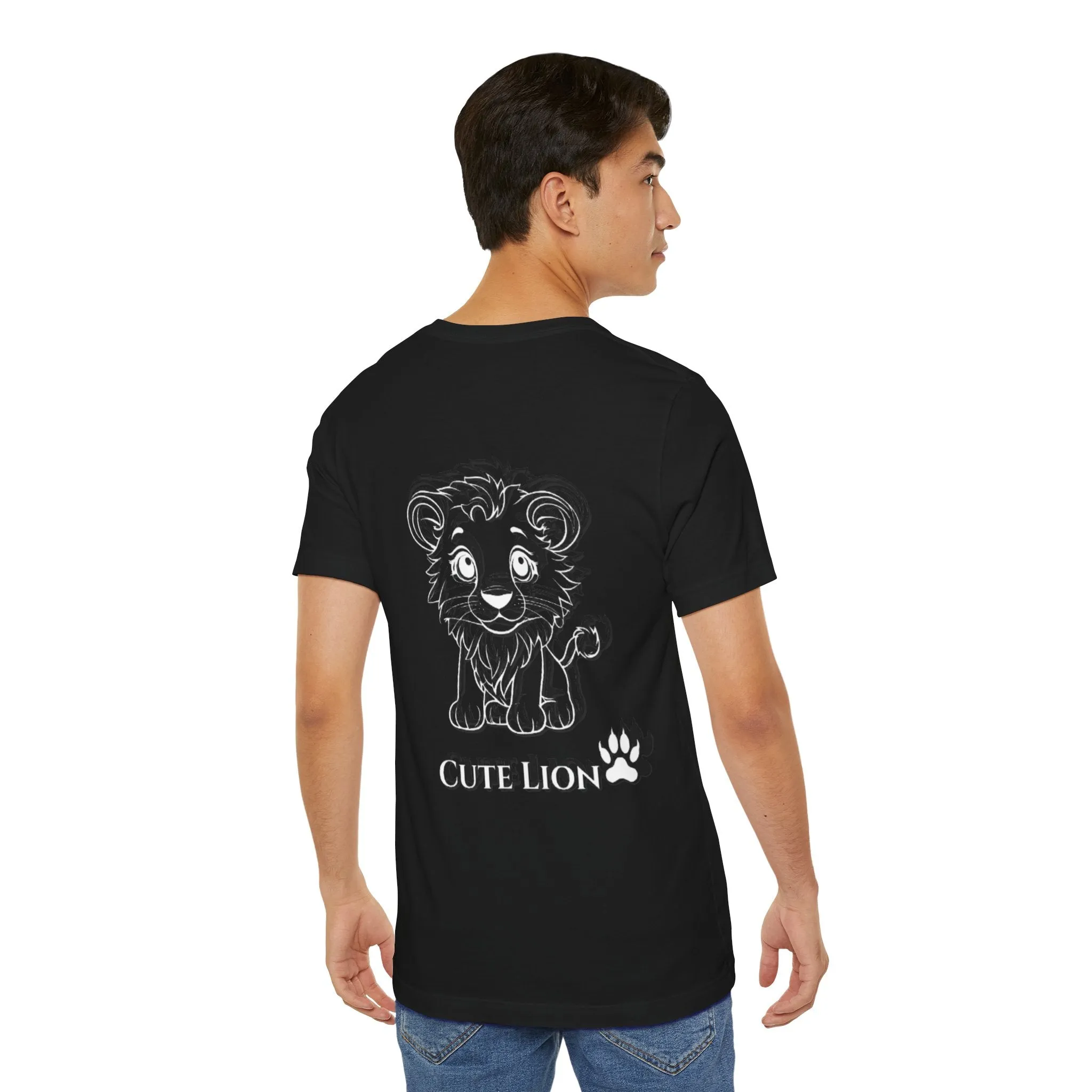 Cute Lion Unisex T-Shirt | Fun Animal Graphic Tee for Kids & Adults