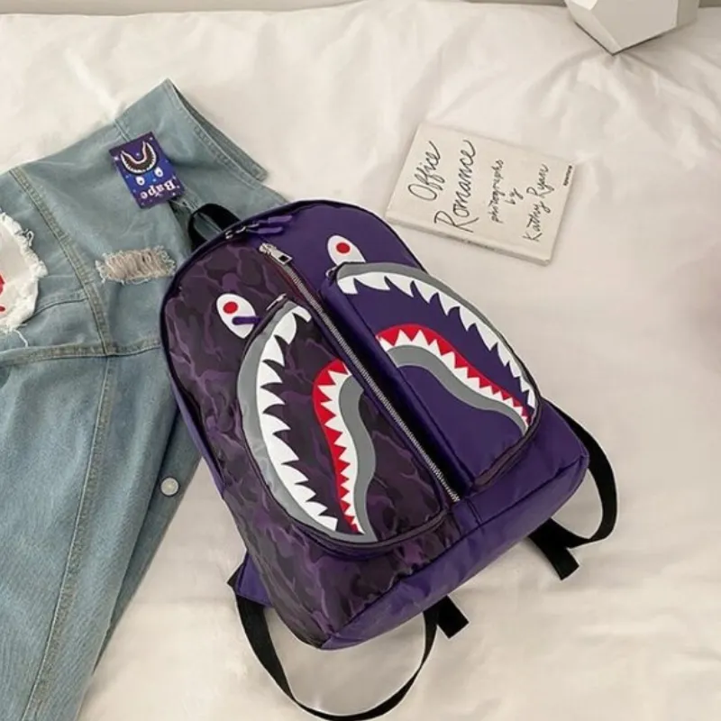 Disney Shark Printing Backpack