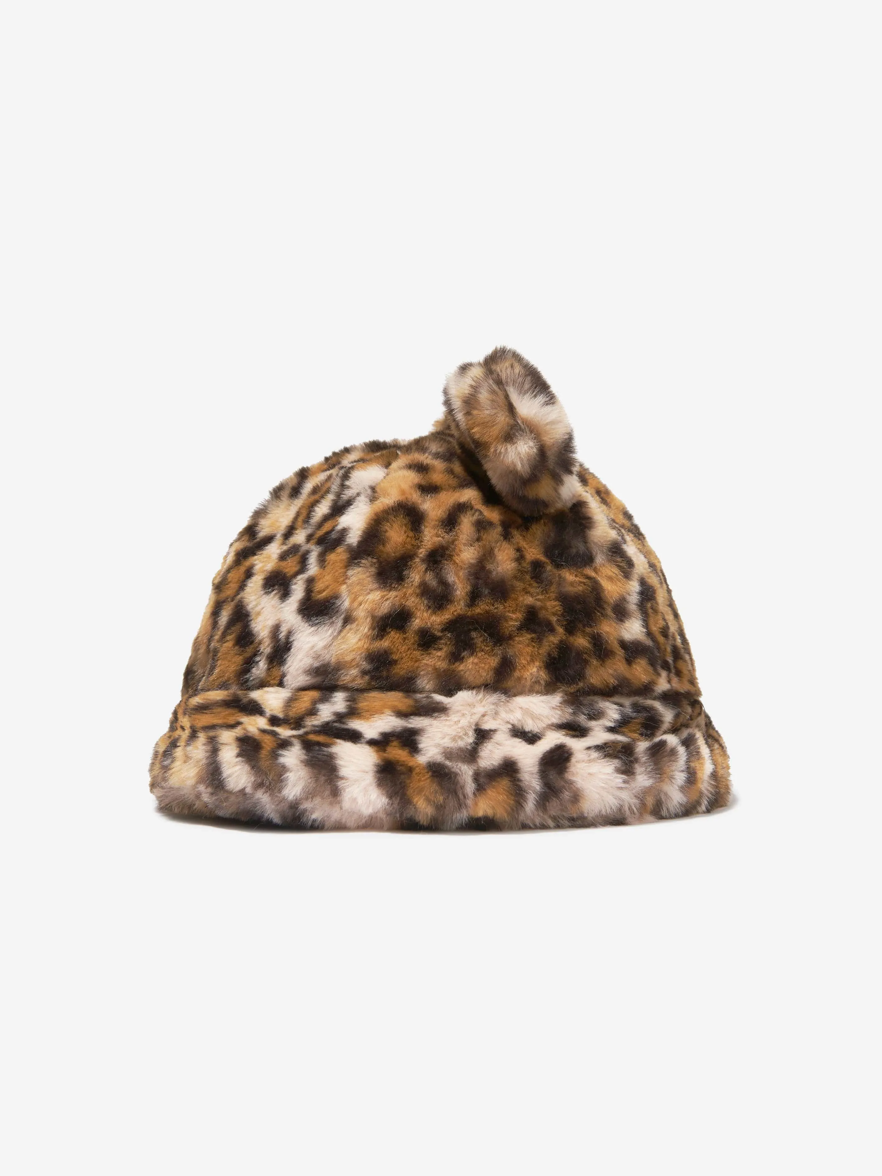 Dolce & Gabbana Girls Faux Fur Hat With Ears