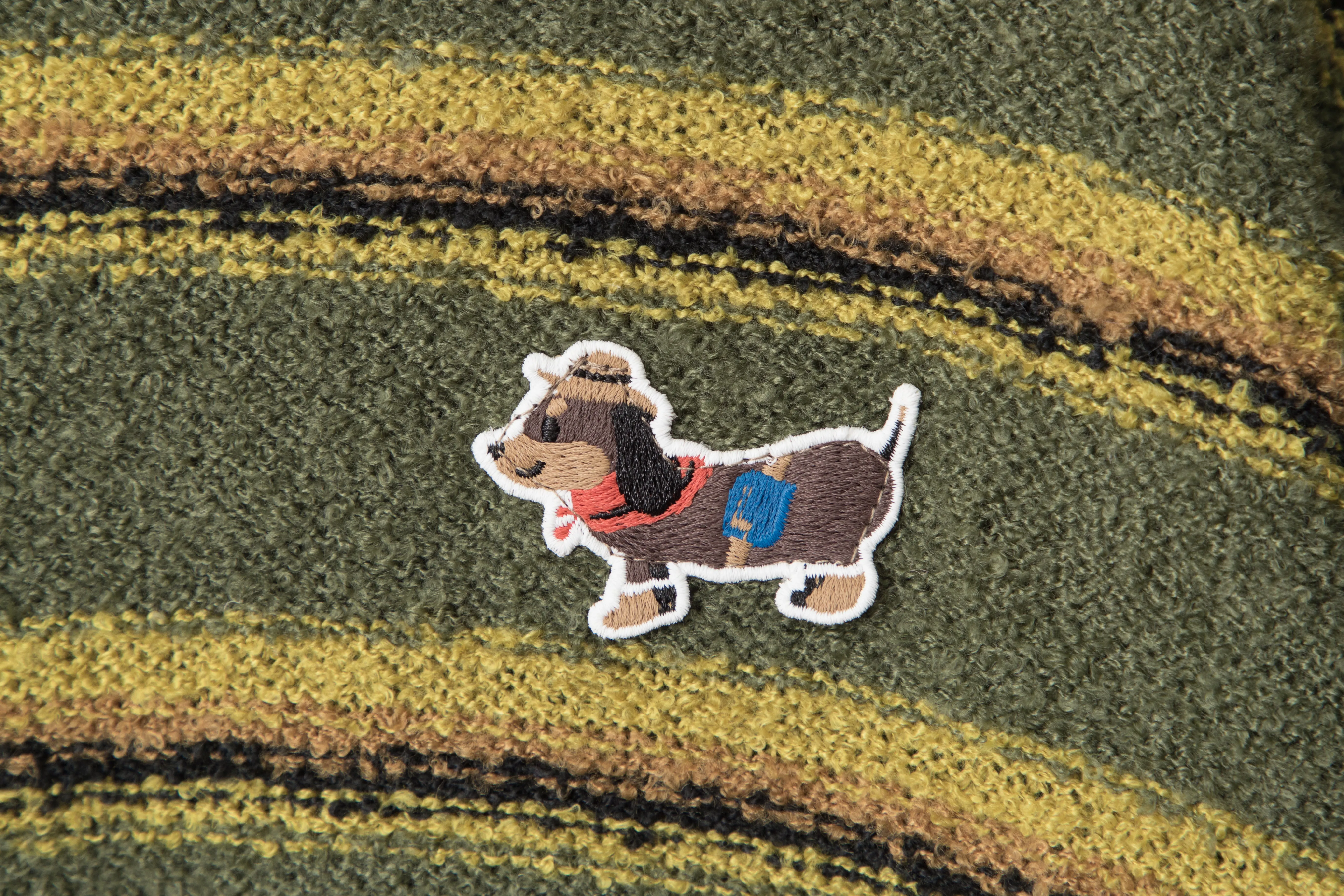 Faire Echo Cute Dog Embroidered Sweater