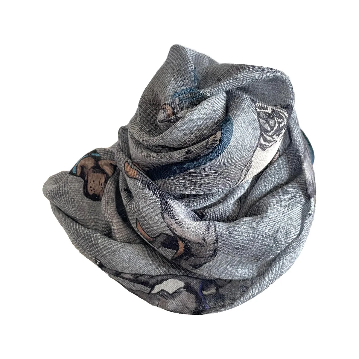 Grey Dog Design pure wool hand made scarf