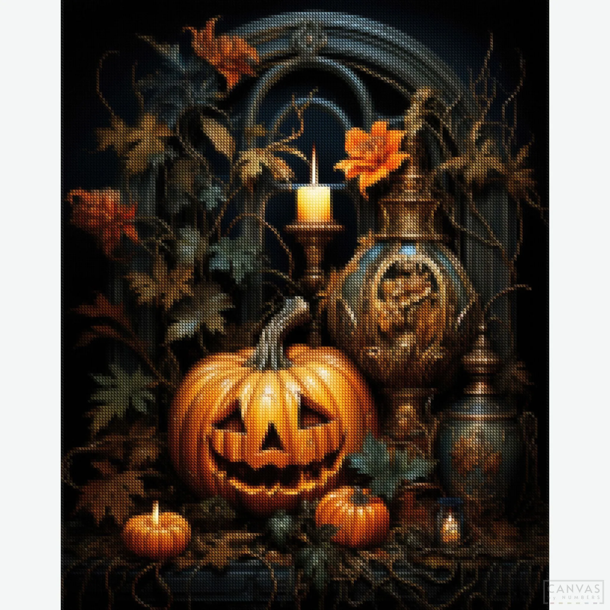 Halloween's Spirit - Jack O'Lantern Diamond Painting