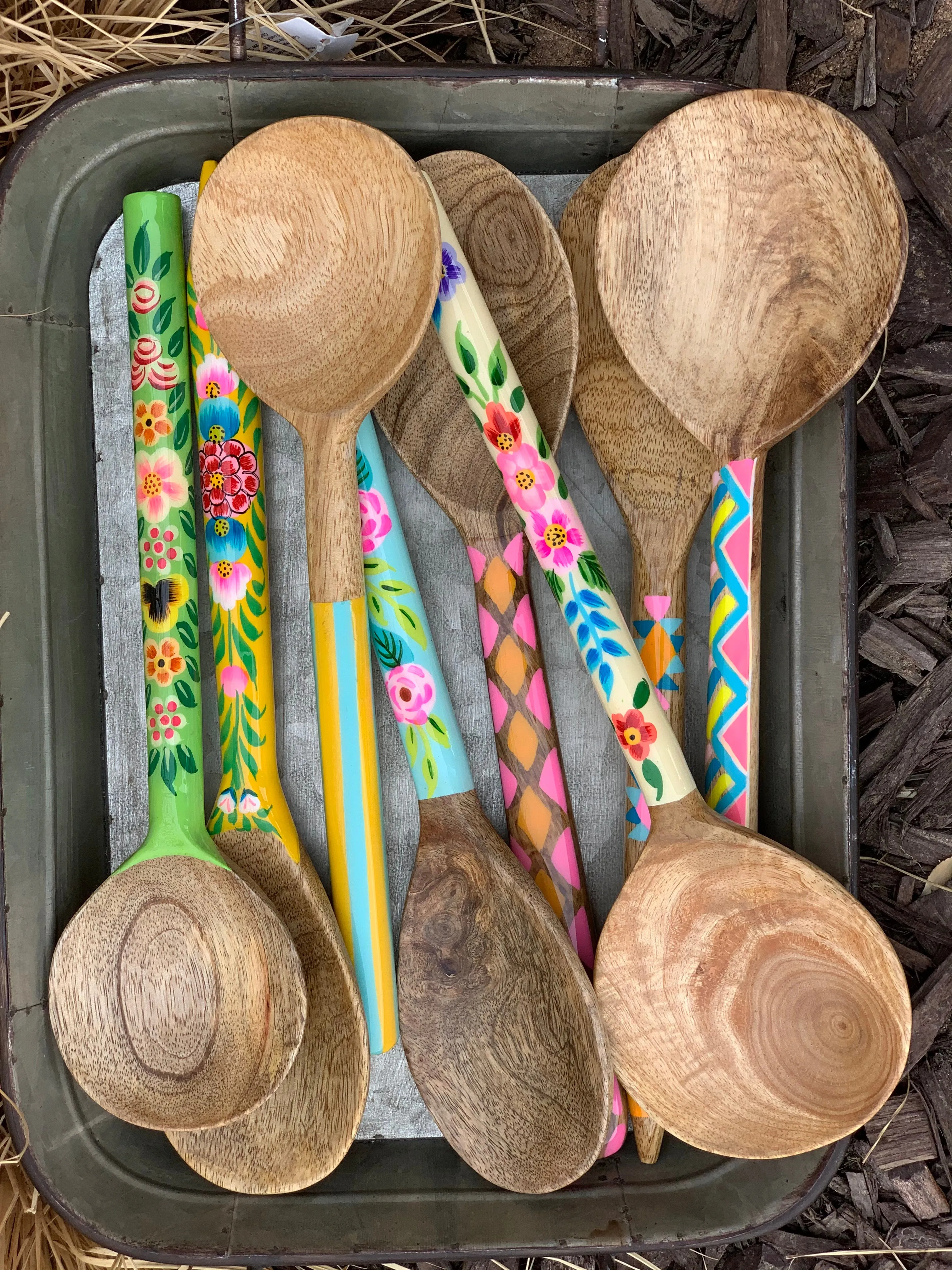 Hand Painted Wooden Spoons