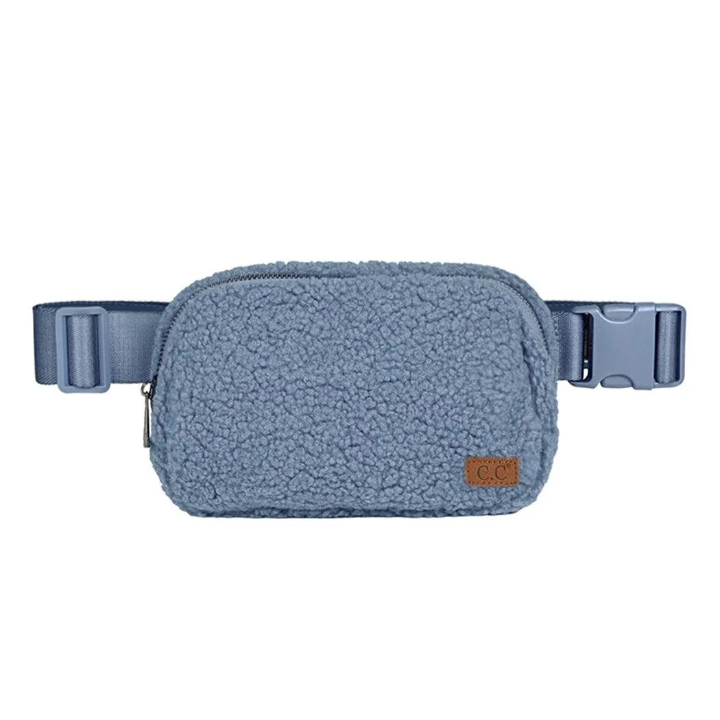 Handbags| Fleece Small Sherpa Fanny Pack | Fashion City