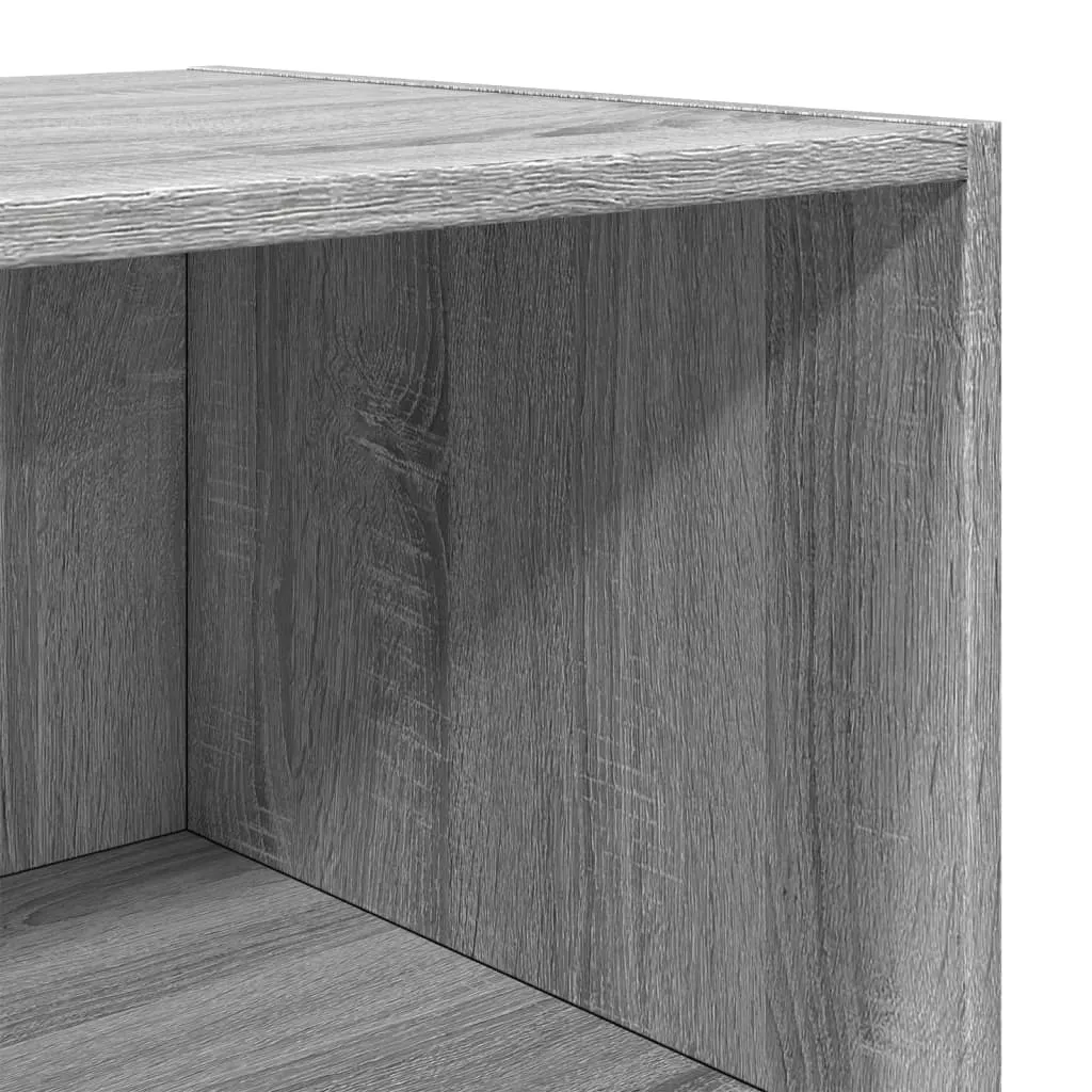 Highboard Grey Sonoma 50x41x185 cm Engineered Wood