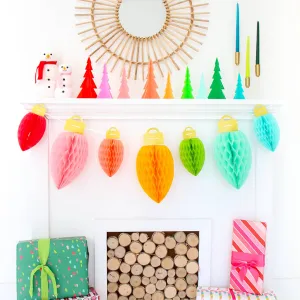 Holiday Honeycomb Light Bulb Set