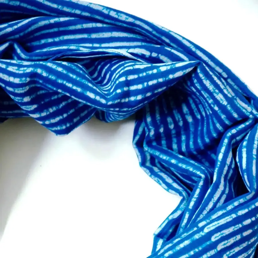 INDI Stripe - Block Printed Scarf