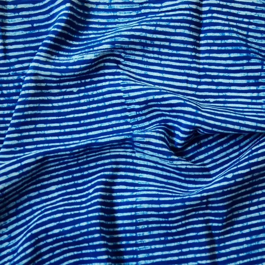 INDI Stripe - Block Printed Scarf