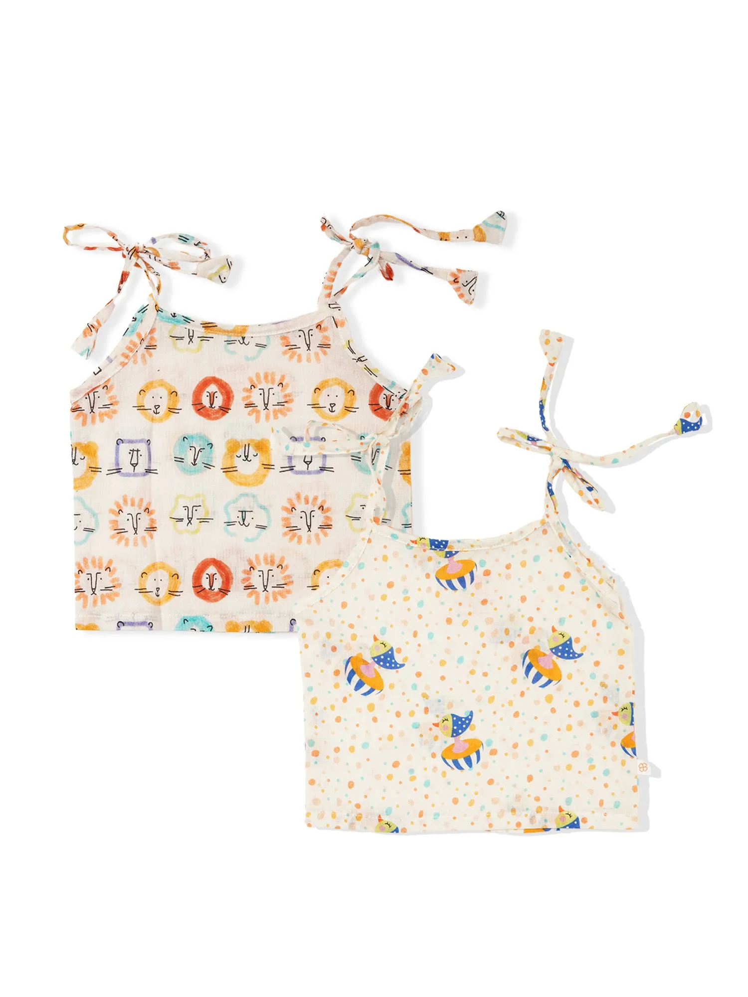 Jungle Jaunt - Baby Muslin Jhabla - Pack of 2