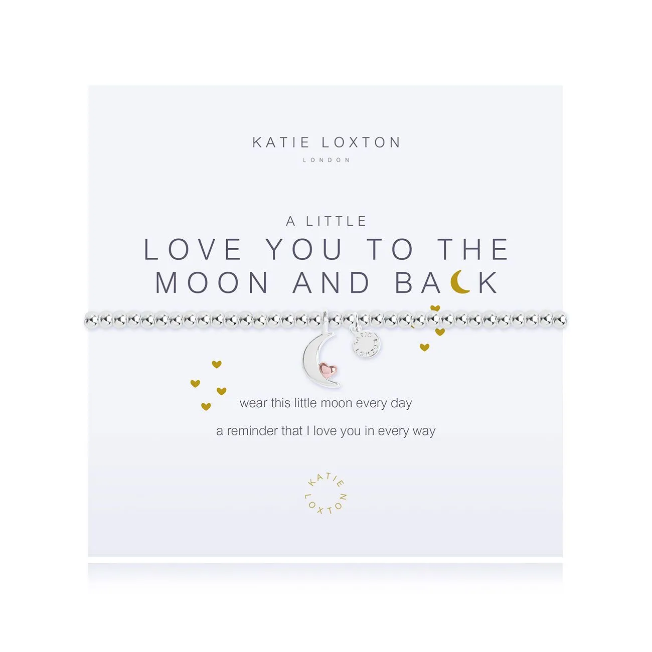 Katie Loxton LOVE YOU TO THE MOON & BACK BRACELET