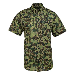 Kevin's Vintage Camo Short Sleeve Right Tonal Patch Shooting Shirt