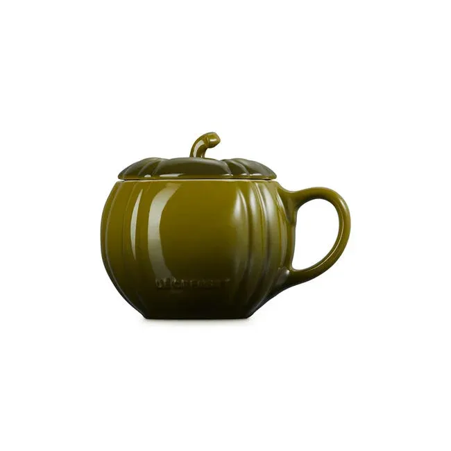 Le Creuset Pumpkin Mug with Lid