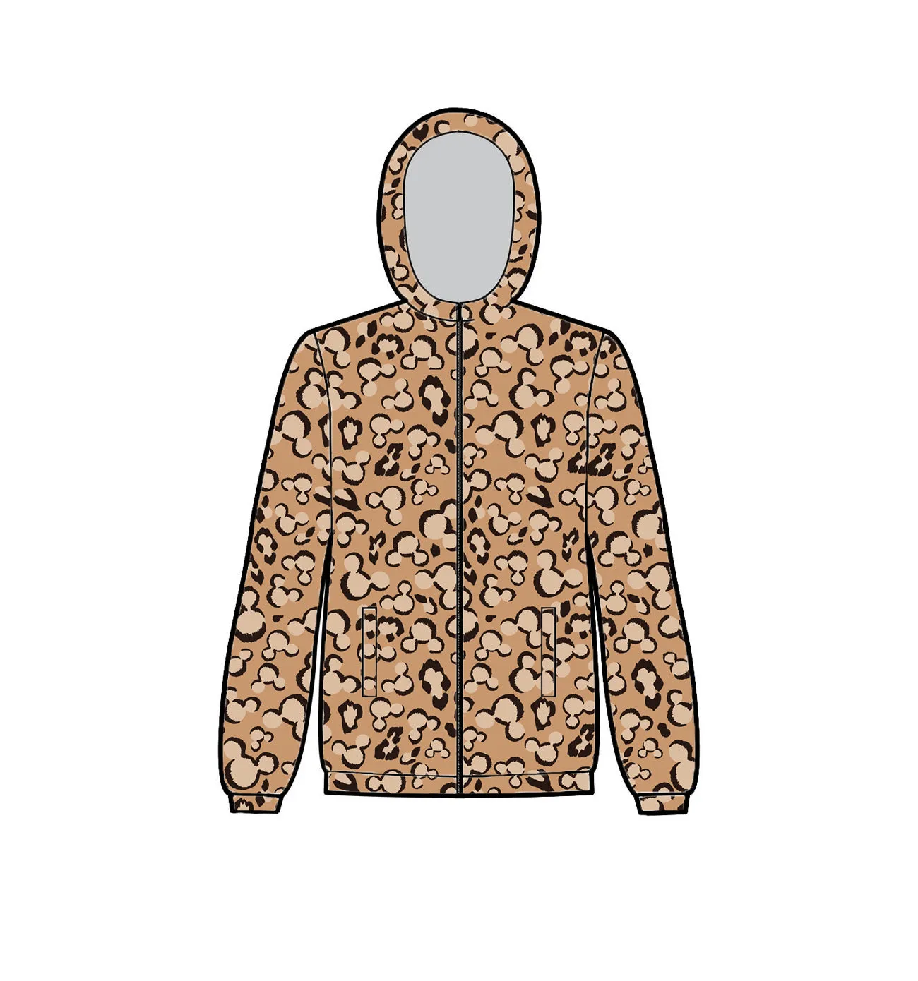 LEOPARD  - KIDS WINDBREAKER RTS