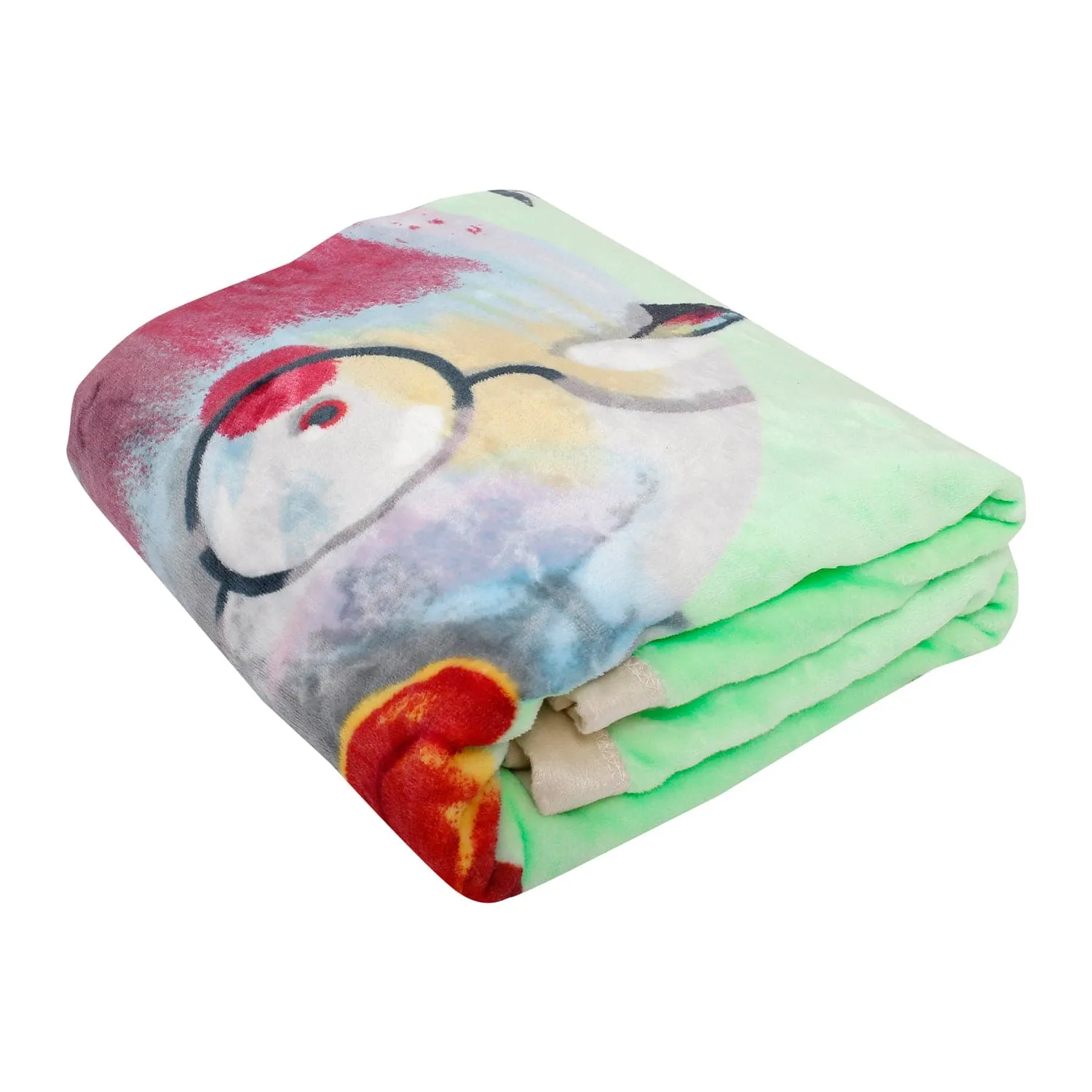 Little Birdy Fashion Tips Mint Green Two-Ply Blanket