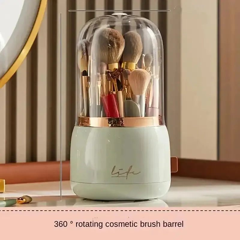 LuxeClean Dome Makeup Brush Holder - Elegant and Practical Brush Organizer