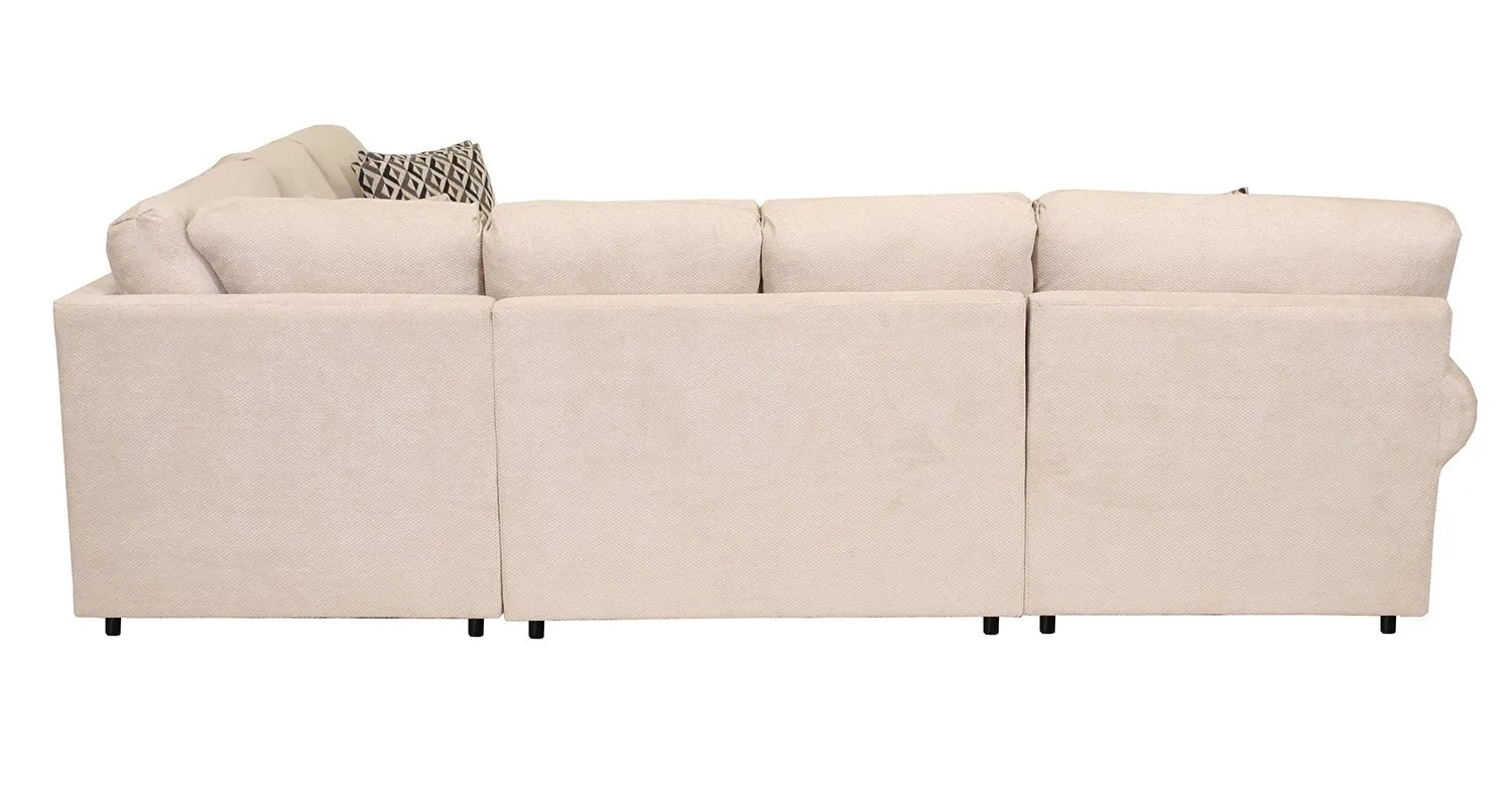 Macon 4-Piece Sectional with Left-Facing Chaise - Flax