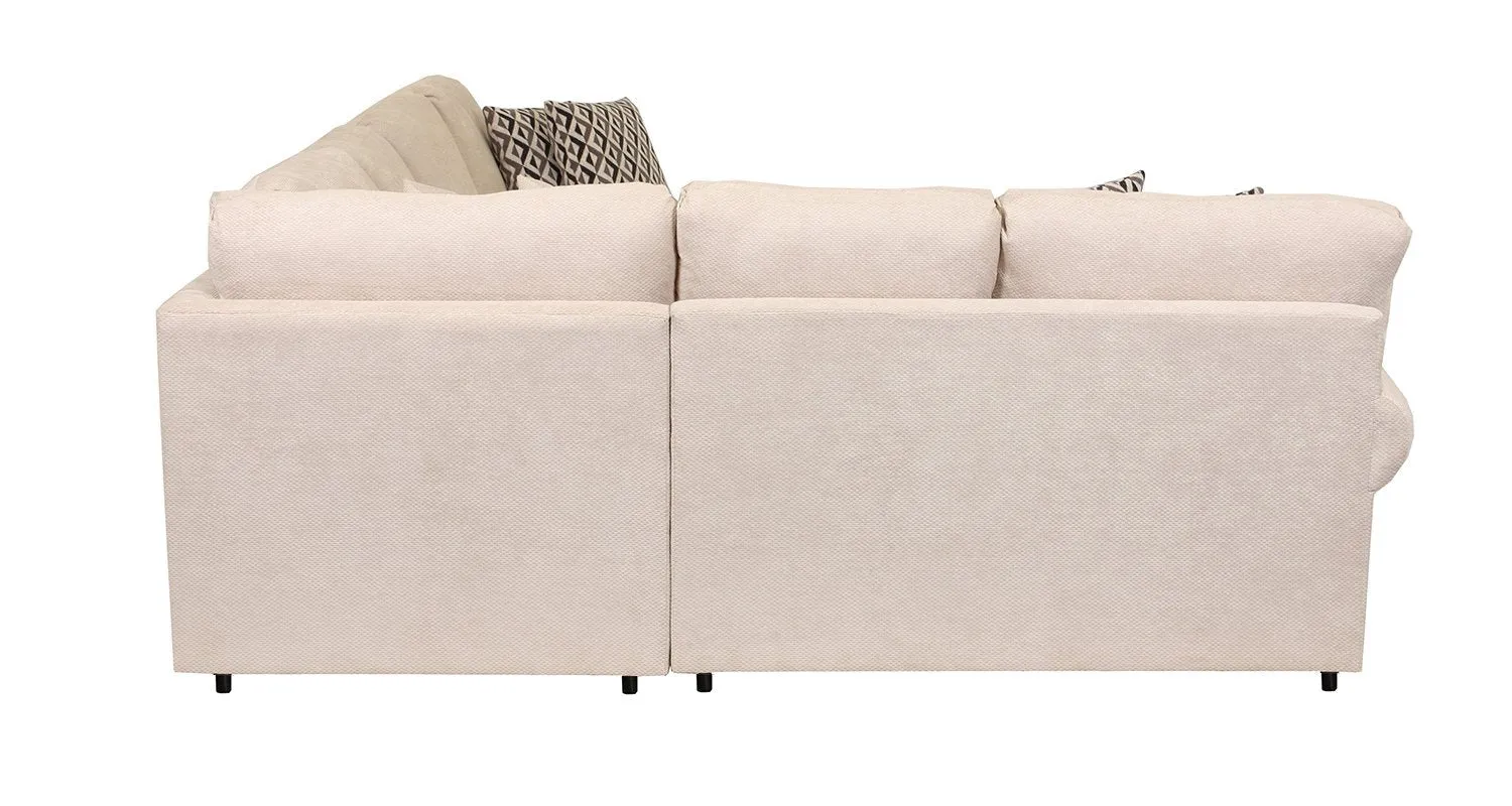 Macon 4-Piece Sectional with Right-Facing Chaise - Flax