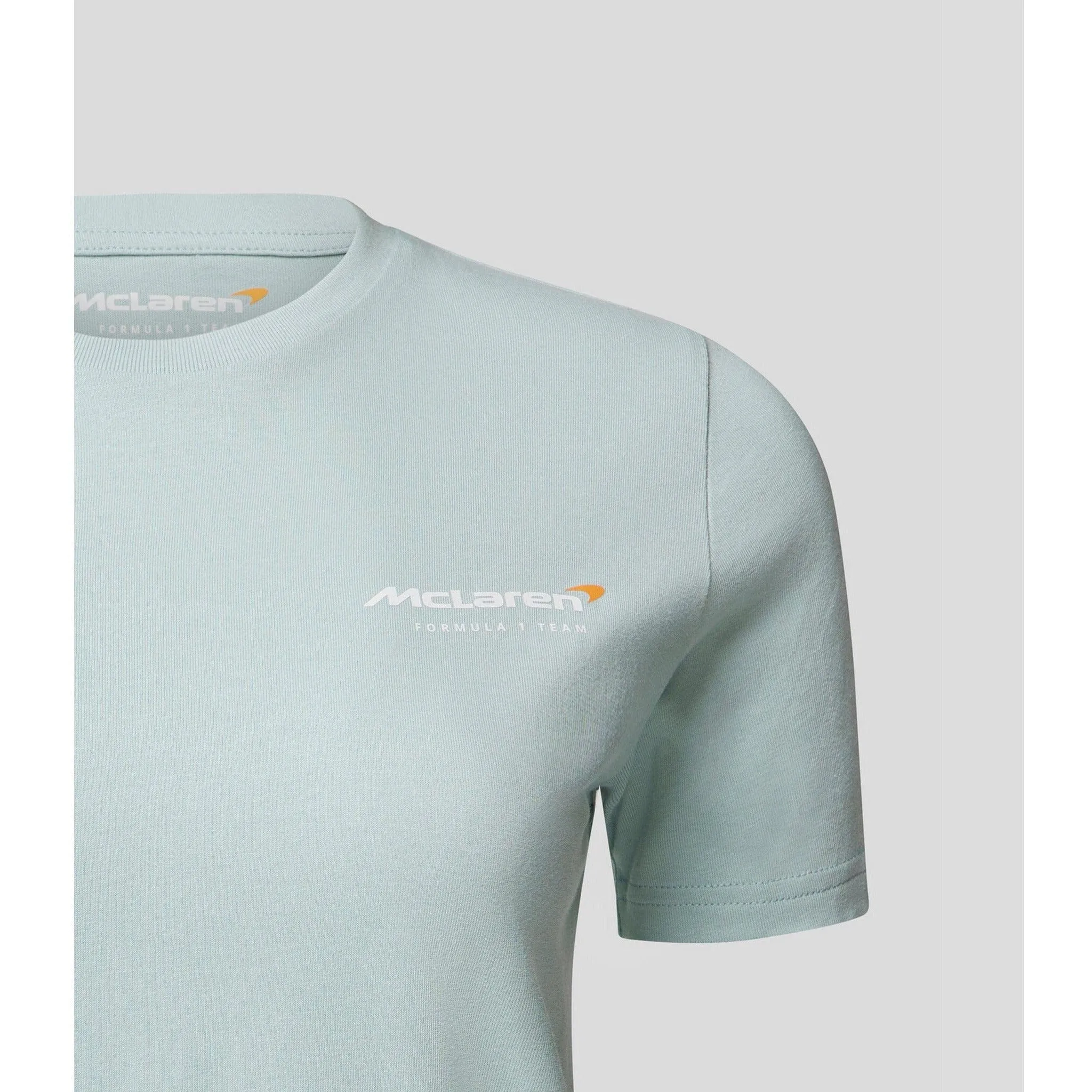 McLaren F1 Women's Dynamic T-Shirt - Cloud Blue/Papaya