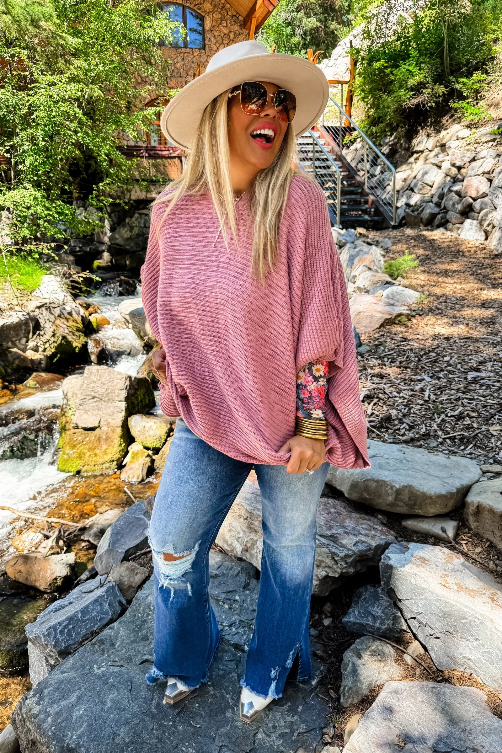 Meg Pullover - Mauve