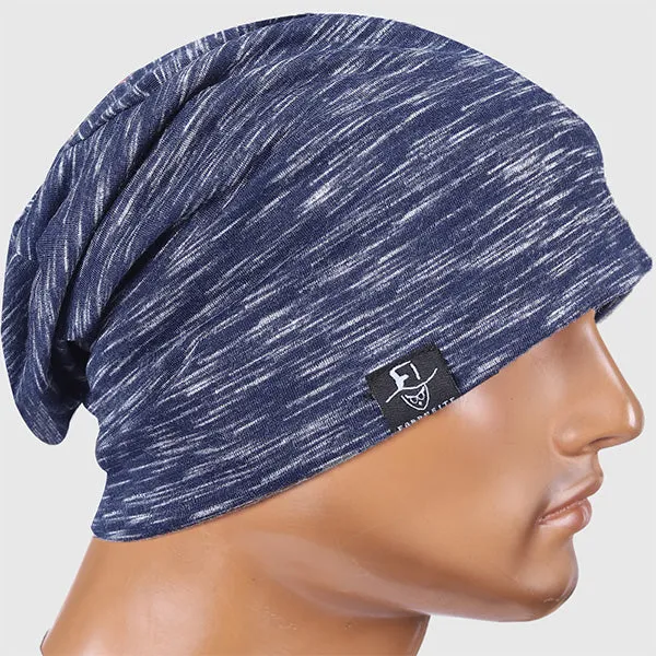 Mens Slouchy Lightweight Beanie Hat B079