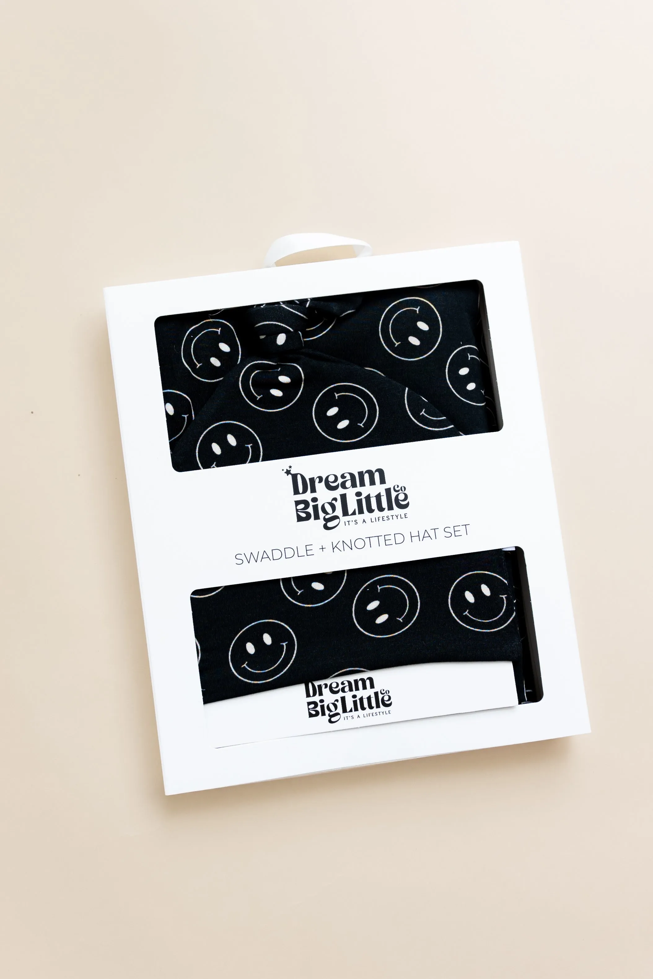 Midnight Smiles Dream Swaddle & Beanie